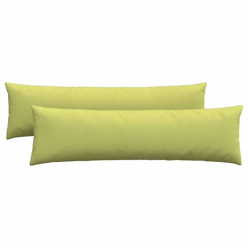 Sofa Pillows 2 pcs Light Green 145 x 40 cm Fabric